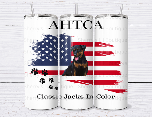 20oz AHTCA Graphic design tumbler 