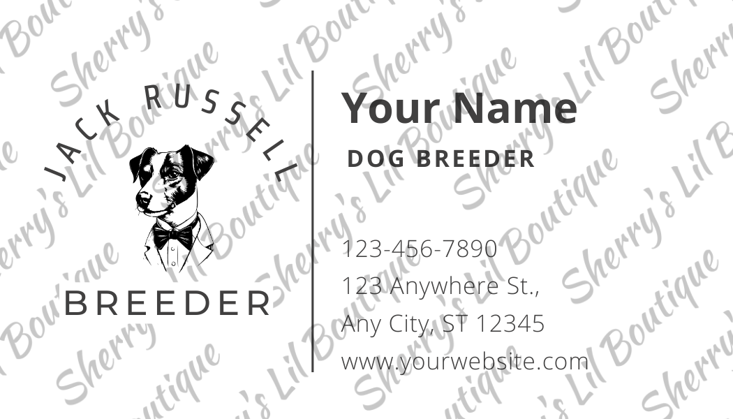business card custom design example
