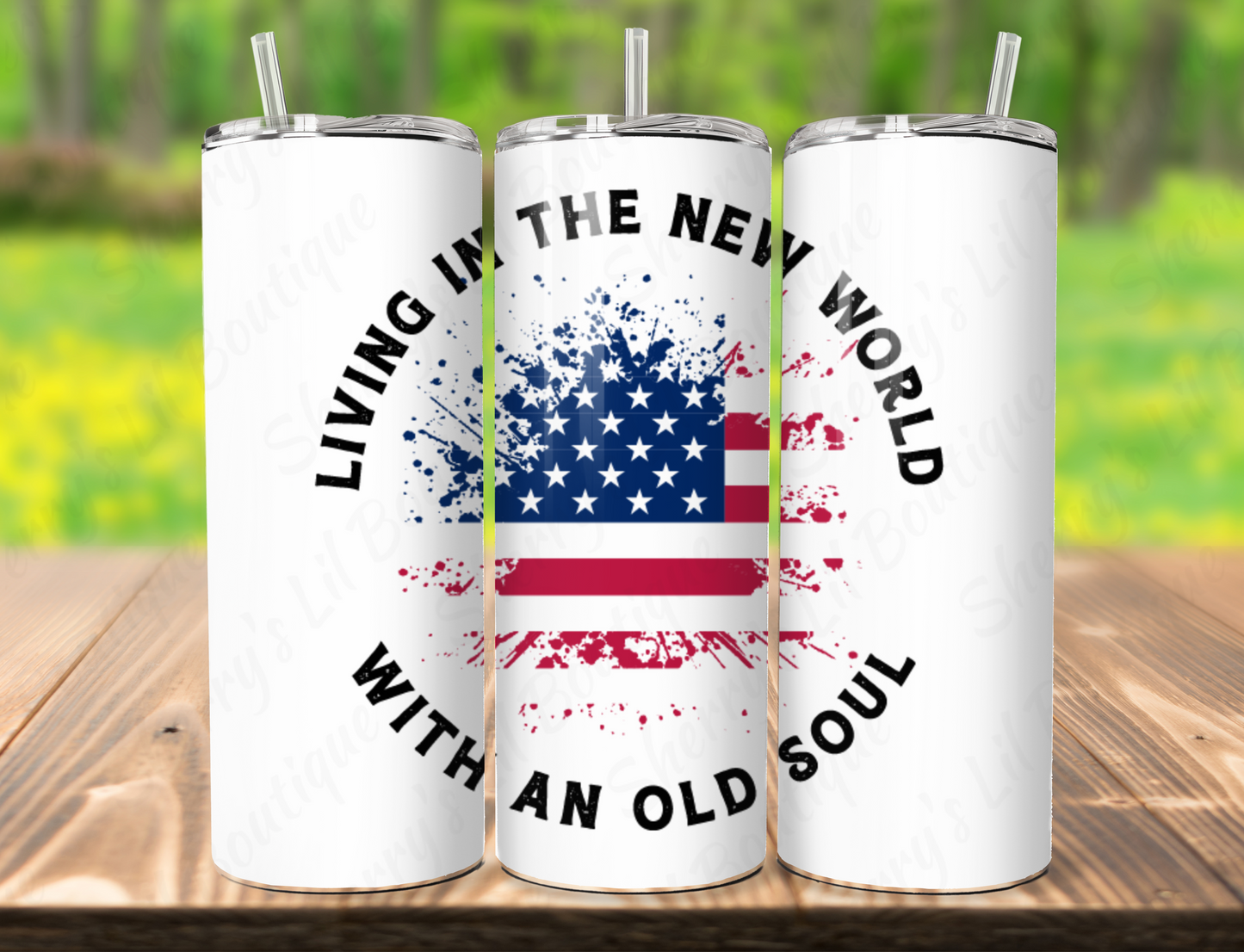 Living In The New World Tumbler