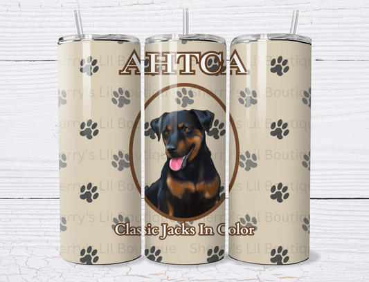 AHTCA Tumbler - Logo with Paw Prints  20oz Insulated