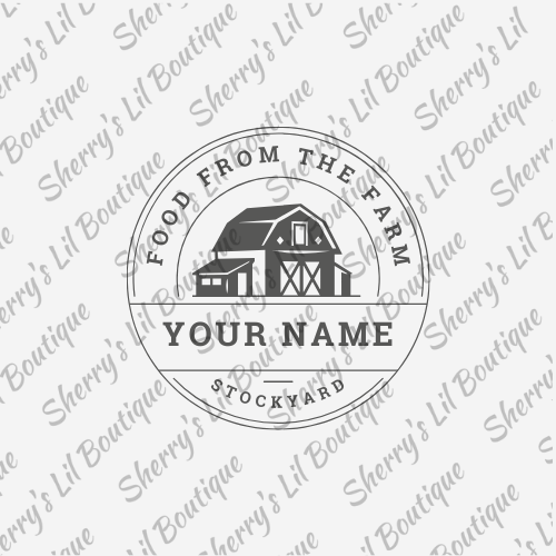 example of custom made logo digital download
