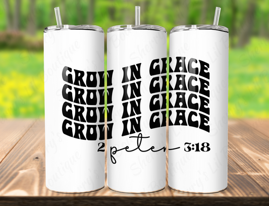 Grow In Grace Tumbler