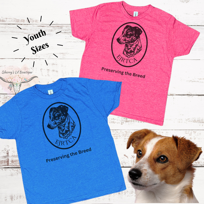 EJRTCA Youth Pink or Blue Logo T-Shirt